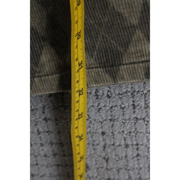 Alberto Golf Pants Mens Size 52 Brown Pro Cord Check Diamond Pattern Flat Front - Picture 10 of 11